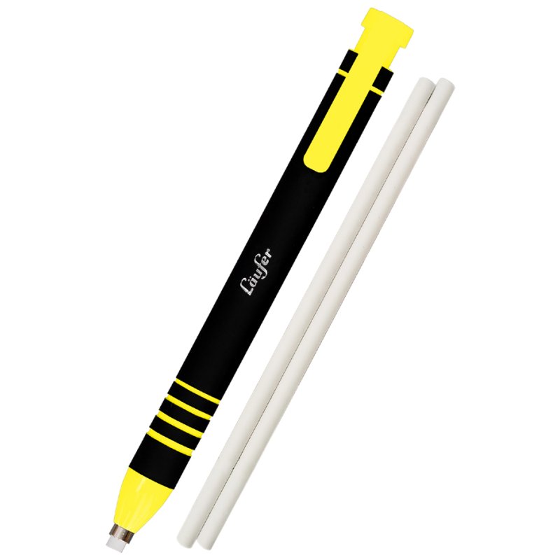 Läufer gomme en porte-crayon, recharge, rose, 2 recharges